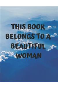 This Book Belongs to a Beautiful Woman