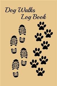 Dog Walks Log Book