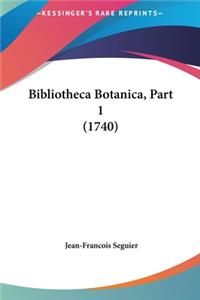 Bibliotheca Botanica, Part 1 (1740)