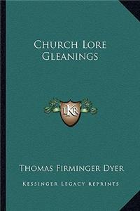Church Lore Gleanings