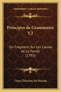Principes de Grammaire V2