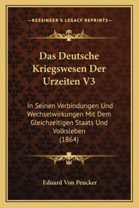 Deutsche Kriegswesen Der Urzeiten V3