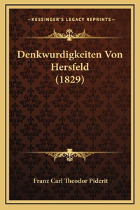 Denkwurdigkeiten Von Hersfeld (1829)