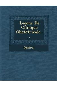 Lecons de Clinique Obstetricale...