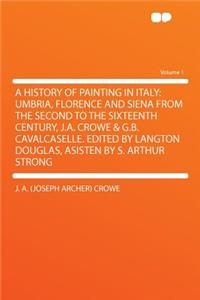 A History of Painting in Italy: Umbria, Florence and Siena from the Second to the Sixteenth Century, J.A. Crowe & G.B. Cavalcaselle. Edited by Langton Douglas, Asisten by S. Arthur Strong Volume 1