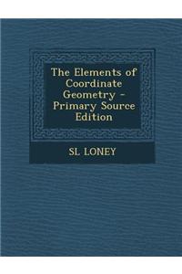 The Elements of Coordinate Geometry