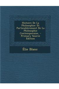 Histoire de La Philosophie