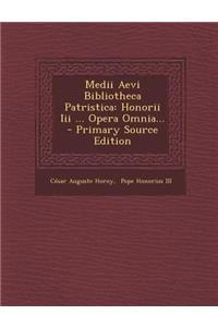 Medii Aevi Bibliotheca Patristica