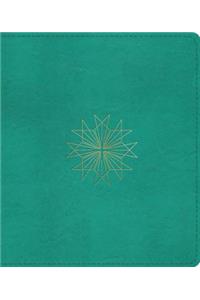 ESV Journaling Bible (Trutone, Teal, Resplendent Cross Design)