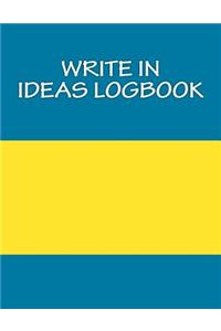 Write In IDEAs Logbook