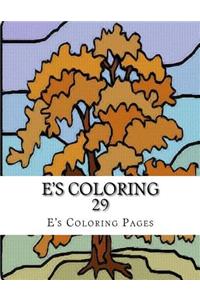 E's Coloring 29