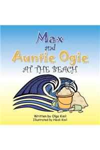 Max and Auntie Ogie at the beach
