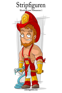 Stripfiguren Kleurboek voor Volwassenen 1