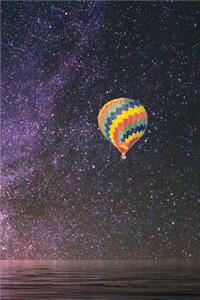 Hot Air Balloon Ride on a Starry Night Adventure Bucket List Journal