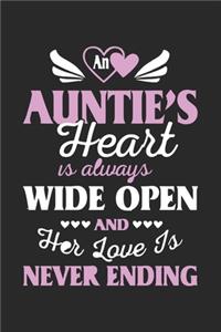 An aunties heart is always wide open and her love is never ending