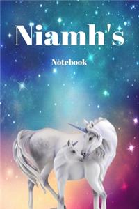 Niamh's Notebook Niamh Personalised Name