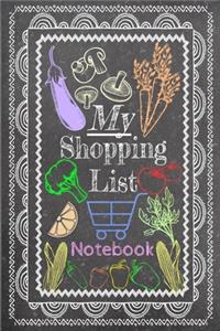 My Shopping List Notebook