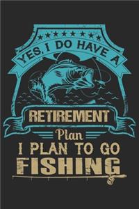 Yes i do have a retirement plan i plan to go fishing