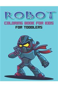 Robot Coloring Book for Toddlers