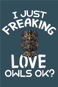 I just freaking love owls OK