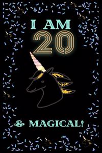 Unicorn I Am20 Notebook Birthday Gift