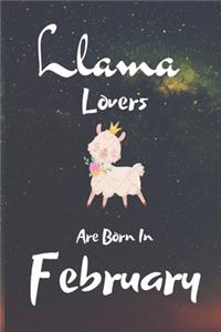 Llama Lovers Are Born In February