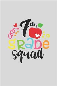 7 th Grade Squad for Kids Gift 7 th Grade Team A beautiful personalized