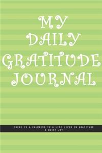 PISTACHIO GREEN LINED Notebook
