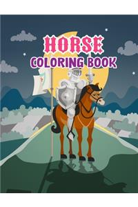 Horse coloring book