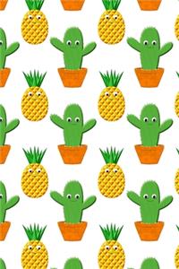 Cute Cactus And Pineapple Pattern