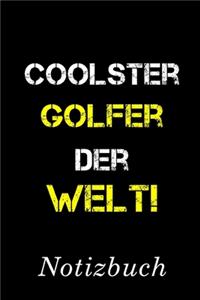 Coolster Golfer Der Welt Notizbuch