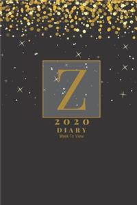 Personalised 2020 Diary Week To View Planner