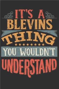 It's A Blevins You Wouldn't Understand