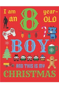 I Am an 8 Year-Old Boy Christmas Book