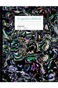 College Ruled Composition Book, 8.5 x 11 inches