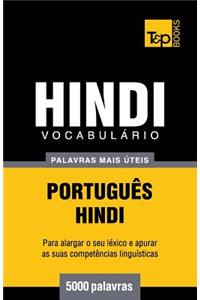 Vocabulário Português-Hindi - 5000 palavras mais úteis