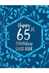Happy 65th Birthday Guest Book