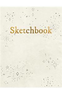 Sketchbook: Personalized Artist Sketchbook, Notebook: Blank Paper for Drawing, Creative Doodling or Sketching