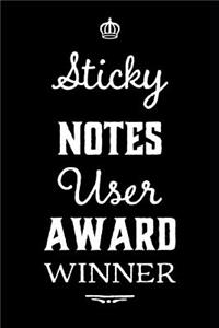 Sticky Notes User Award Winner