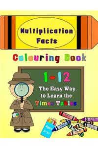 Multiplication Facts Colouring Book 1-12