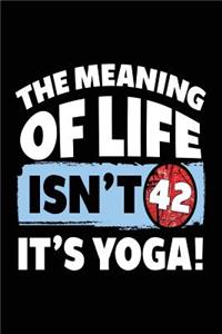 The Meaning Of Life Isn't 42 It's Yoga
