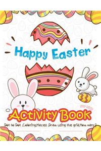 Happy Easter Activity Book for Kids