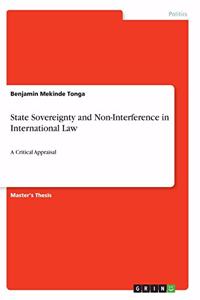 State Sovereignty and Non-Interference in International Law