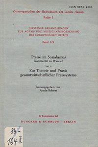 Preise Im Sozialismus - Kontinuitat Im Wandel