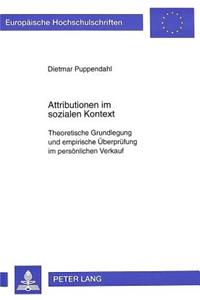 Attributionen Im Sozialen Kontext
