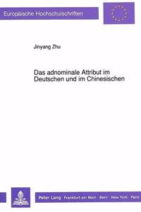 Das Adnominale Attribut Im Deutschen Und Im Chinesischen