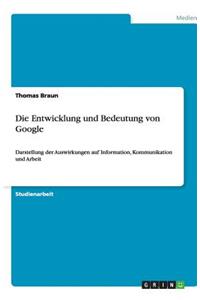 Die Entwicklung und Bedeutung von Google