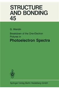 Breakdown of the One-Electron Pictures in Photoelectron Spectra