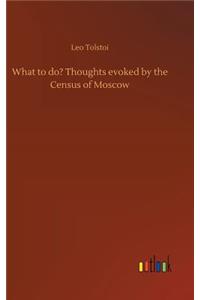 What to Do? Thoughts Evoked by the Census of Moscow