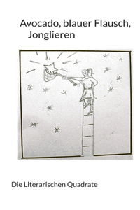 Avocado, blauer Flausch, Jonglieren